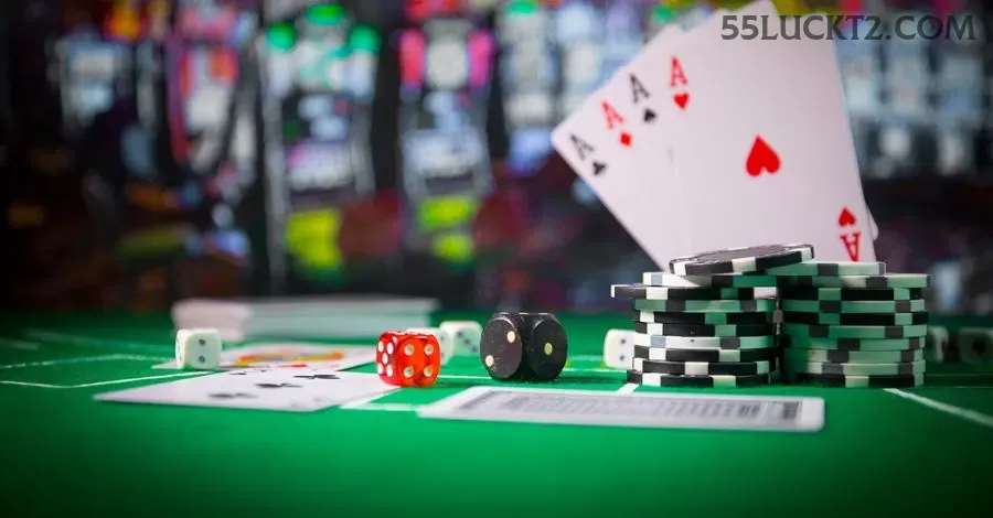 Roleta e blackjack 55luck